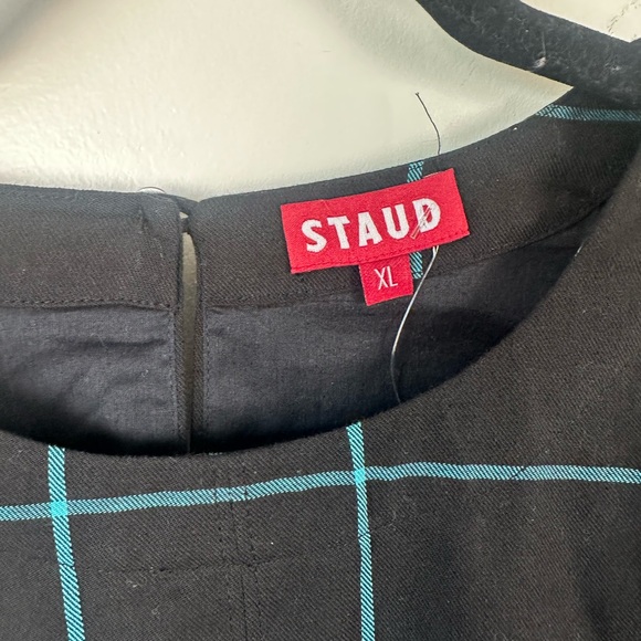 NWT STAUD Mini Crosshill Black Dress Size XL - Picture 11 of 12